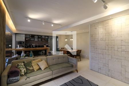 Sala de apartamento à venda com 3 quartos, 120m² em Jardim, Santo André