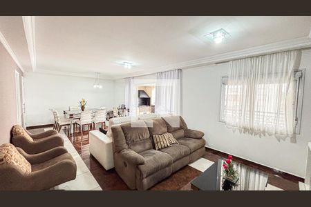 Sala  de apartamento à venda com 3 quartos, 136m² em Jardim, Santo André