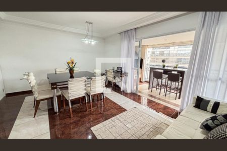 Sala  de apartamento à venda com 3 quartos, 136m² em Jardim, Santo André