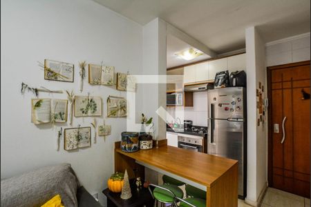 Sala de apartamento à venda com 2 quartos, 54m² em Vila Camilópolis, Santo André