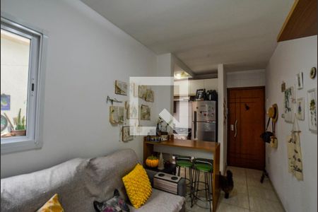 Sala de apartamento à venda com 2 quartos, 54m² em Vila Camilópolis, Santo André