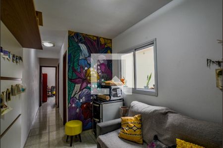 Sala de apartamento à venda com 2 quartos, 54m² em Vila Camilópolis, Santo André