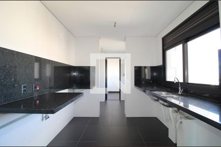 Cozinha de apartamento à venda com 4 quartos, 172m² em Santo Antônio, Belo Horizonte