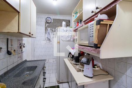 Cozinha e área de serviço de apartamento à venda com 2 quartos, 45m² em Conceicao, Osasco