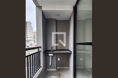 Varanda de kitnet/studio para alugar com 1 quarto, 40m² em Centro, São Bernardo do Campo