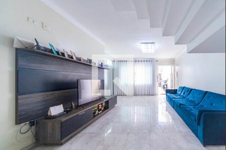 Sala de casa à venda com 3 quartos, 172m² em Vila Assunção, Santo André