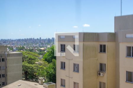 Vista Sala de apartamento à venda com 2 quartos, 42m² em Glória, Porto Alegre