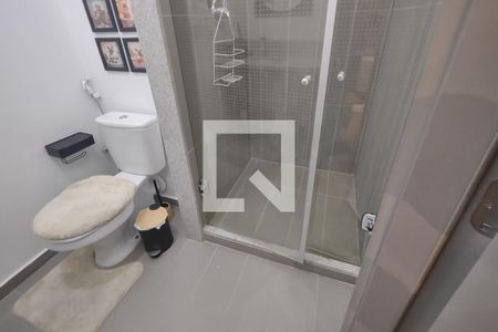 Banheiro de kitnet/studio para alugar com 1 quarto, 20m² em Santa Paula, São Caetano do Sul