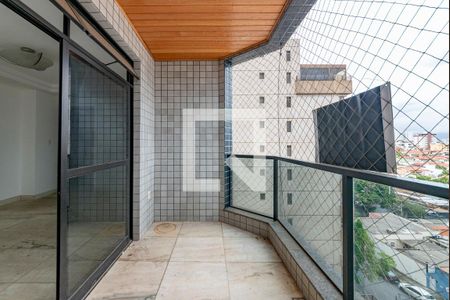 Varanda da Sala de apartamento para alugar com 4 quartos, 164m² em Caiçara-adelaide, Belo Horizonte