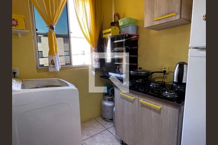 Cozinha de apartamento para alugar com 2 quartos, 48m² em São Miguel, São Leopoldo