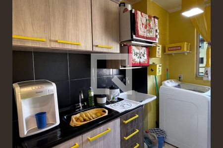 Cozinha de apartamento para alugar com 2 quartos, 48m² em São Miguel, São Leopoldo