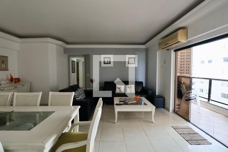 Sala de apartamento para alugar com 4 quartos, 136m² em Vila Luis Antonio, Guarujá