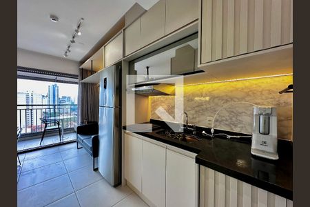 Cozinha  de casa para alugar com 1 quarto, 26m² em Santo Amaro, São Paulo