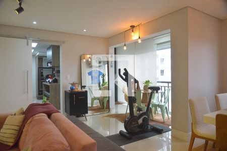 Sala de apartamento à venda com 2 quartos, 85m² em Jardim, Santo André