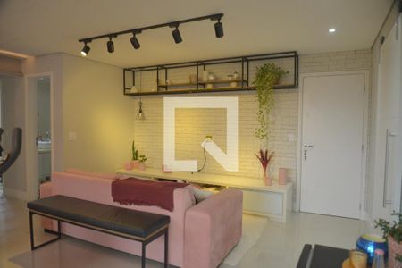 Sala de apartamento à venda com 2 quartos, 85m² em Jardim, Santo André