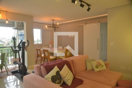 Sala de apartamento à venda com 2 quartos, 85m² em Jardim, Santo André