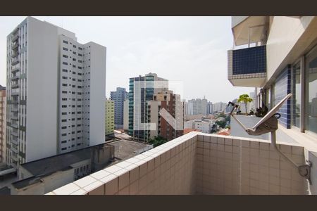 Varanda da Sala de apartamento à venda com 3 quartos, 137m² em Santo Antônio, São Caetano do Sul