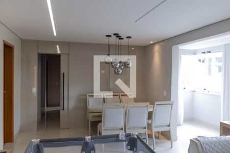 Sala de apartamento à venda com 3 quartos, 116m² em Estoril, Belo Horizonte