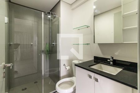 Banheiro de kitnet/studio à venda com 1 quarto, 28m² em República, São Paulo