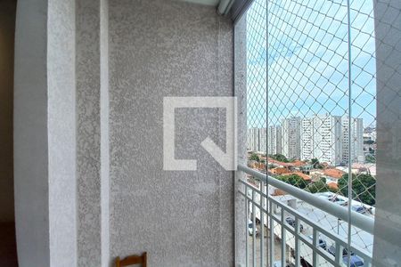 Varanda da sala de apartamento à venda com 2 quartos, 67m² em Parque Industrial, Campinas