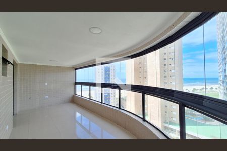 Varanda da sala de apartamento para alugar com 2 quartos, 79m² em Nova Mirim, Praia Grande