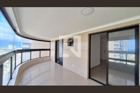 Varanda da Sala de apartamento para alugar com 2 quartos, 79m² em Nova Mirim, Praia Grande