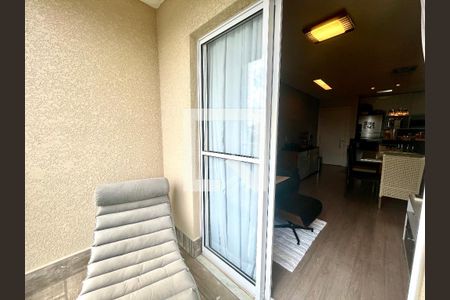 Varanda da Sala de apartamento à venda com 2 quartos, 71m² em Vila Nambi, Jundiaí