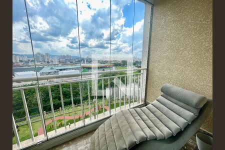 Varanda da Sala de apartamento à venda com 2 quartos, 71m² em Vila Nambi, Jundiaí