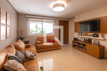 Sala de TV de casa de condomínio à venda com 4 quartos, 210m² em Tristeza, Porto Alegre