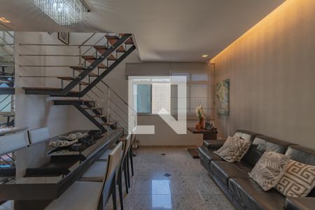 Sala de apartamento à venda com 4 quartos, 184m² em Castelo, Belo Horizonte