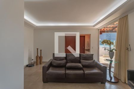 Sala de TV de apartamento à venda com 4 quartos, 184m² em Castelo, Belo Horizonte