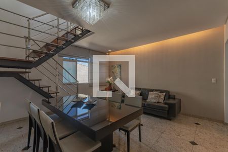 Sala de apartamento à venda com 4 quartos, 184m² em Castelo, Belo Horizonte