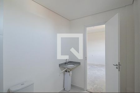 Banheiro de kitnet/studio à venda com 1 quarto, 40m² em Centro, São Bernardo do Campo