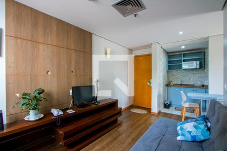 Sala de kitnet/studio para alugar com 1 quarto, 40m² em Centro, Santo André