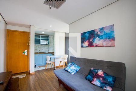 Sala de kitnet/studio para alugar com 1 quarto, 40m² em Centro, Santo André