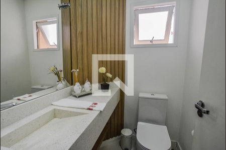 Lavabo de casa de condomínio à venda com 3 quartos, 140m² em Silveira, Santo André