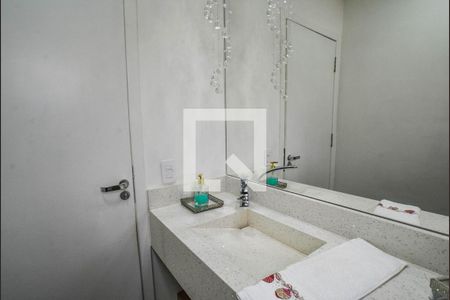 Lavabo de casa de condomínio à venda com 3 quartos, 140m² em Silveira, Santo André