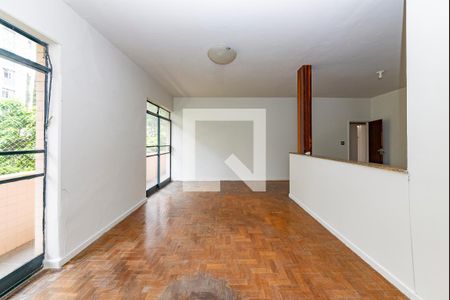 Sala 1 de apartamento à venda com 3 quartos, 140m² em Savassi, Belo Horizonte