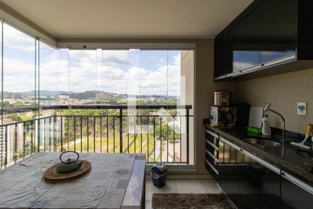 Varanda Gourmet de kitnet/studio para alugar com 1 quarto, 38m² em Jardim Flor da Montanha, Guarulhos