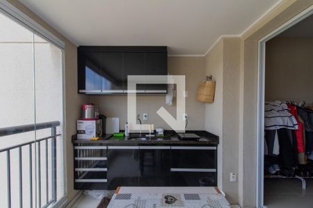 Varanda Gourmet de kitnet/studio para alugar com 1 quarto, 38m² em Jardim Flor da Montanha, Guarulhos