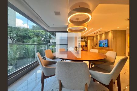 Varanda gourmet de apartamento à venda com 3 quartos, 153m² em Jardim, Santo André