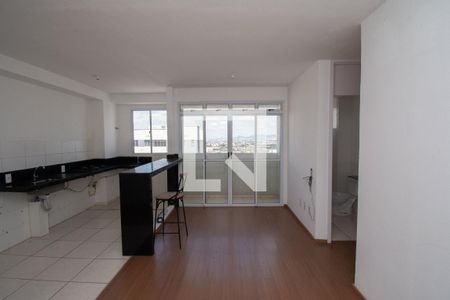 Sala de apartamento à venda com 2 quartos, 54m² em Jardim Riacho das Pedras, Contagem