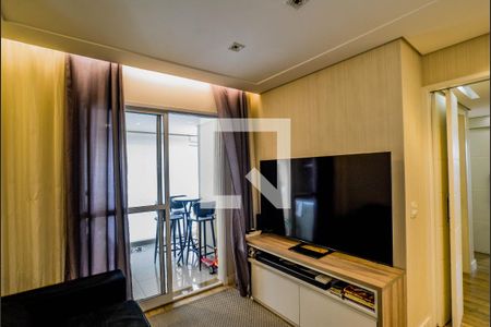 Sala de apartamento à venda com 3 quartos, 76m² em Campestre, Santo André