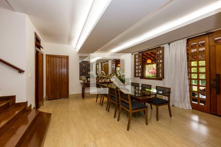 Sala de Jantar de casa de condomínio à venda com 4 quartos, 337m² em Ouro Velho Mansões, Nova Lima