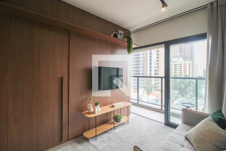 Sala de apartamento à venda com 1 quarto, 39m² em Cambuí, Campinas