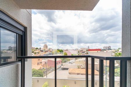 Varanda da Sala de apartamento para alugar com 2 quartos, 49m² em Vila Curuçá, Santo André