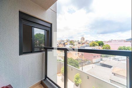 Varanda da Sala de apartamento para alugar com 2 quartos, 49m² em Vila Curuçá, Santo André