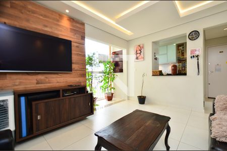 Sala de estar de apartamento à venda com 2 quartos, 56m² em João Pinheiro, Belo Horizonte