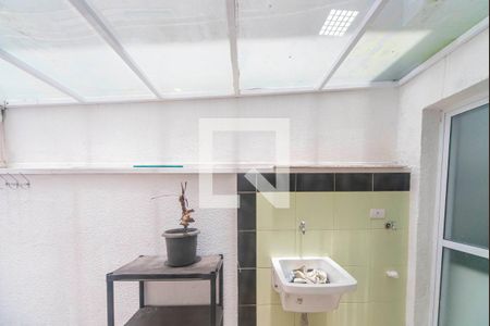 Vista da Sala de apartamento à venda com 2 quartos, 83m² em Vila Alzira, Santo André