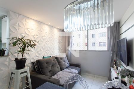 Sala de apartamento à venda com 2 quartos, 59m² em Castelo, Belo Horizonte